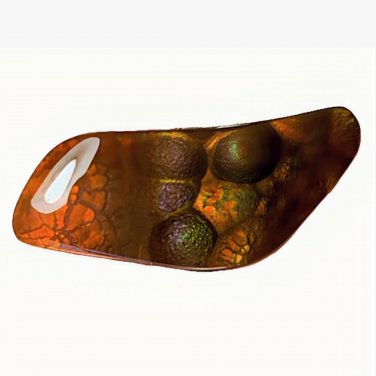 Fire Agate Gemstone Aguascalientes Mexico 3.75 Carats MXG030