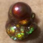 Fire Agate Gemstone Thumbnail Mineral Specimen Deer Creek 6.4 Carats DCG054