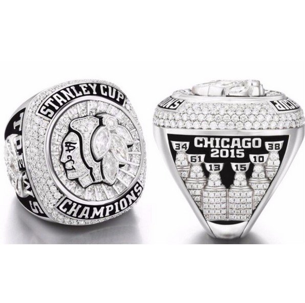 Chicago Blackhawks 2015 Stanley Cup Championship Fan Replica Ring
