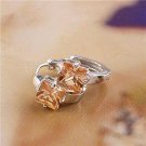 New 18K White GF Earrings