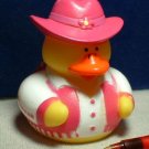 Cowgirl Rubber Ducky with Pink Vest