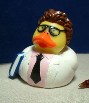 scientist rubber duck