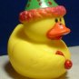 Birthday Rubber Ducky with Green Hat