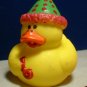 Birthday Rubber Ducky with Green Hat