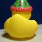 Birthday Rubber Ducky with Green Hat