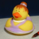 Ballet Rubber Ducky Female - Brown Hair