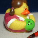 Bowling Rubber Ducky - Female with Ball