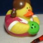 Bowling Rubber Ducky - Female with Ball
