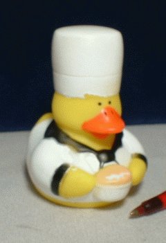 Chef Rubber Ducky - Cupcake