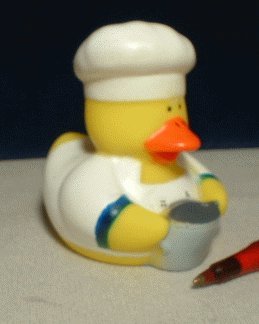 Chef Rubber Ducky - Pot