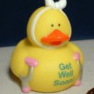 Get Well Rubber Ducky - with Crutches