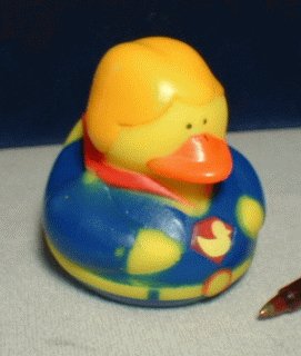 Super Hero Rubber Ducky - Blond