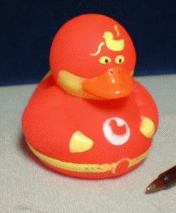 Super Hero Rubber Ducky - Red Devil