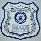 POLICE REGISTRY "Decal" Large 4" x 4"