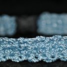 Melody - blue silverglitter cat collar - unique handmade design
