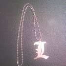 Death Note Anime Necklace L
