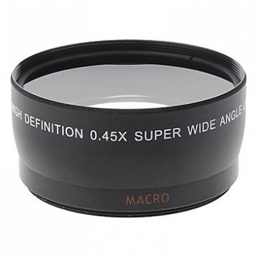 New 55mm Wide Angle Lens with Macro For Sony A900 A850 A580 A290 A390 A77 18-55mm