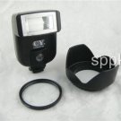 FHU2 Flash Light + Lens Hood + UV Filter For Canon EOS Rebel T4i T3i T3 T2i T1i