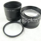 TAU1 Adapter Ring + UV Filter + 2X TELE telephoto Lens For Canon Powershot G15