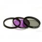 Effects Filter UV + CPL + FLD For Canon Rebel T4i EOS 650D with 18-55mm Lens