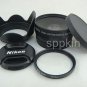 YM51 New 52mm UV + Wide Anlge + Hood + CAP For Nikon D5100 D3000 D7000 18-55mm