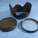 SD2 Lens Hood + Cap + UV Filter For Panasonic DMC G3 DMC GF2 DMC GF3 14-42mm