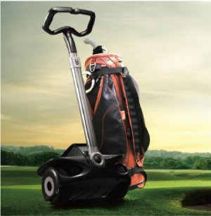 Robin M1 transporter Eco Scooter - with GOLF Caddy attachment