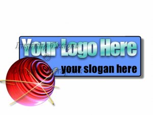 Red Sphere with Banner Logo 9