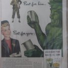 NIBLETS CORN GIANT WWII 2 Army War Vintage Magazine Ad POSTER Gift Unique Retro