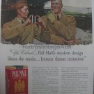PALL MALL CIGARETTE WWII 2 Army War Vintage Magazine Ad POSTER Gift Unique Retro