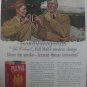 PALL MALL CIGARETTE WWII 2 Army War Vintage Magazine Ad POSTER Gift Unique Retro