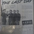 SOLDIER PAY RECRUIT WWII 2 Army War Vintage Magazine Ad POSTER Gift Unique Retro