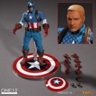 Mezco ONE:12 Captain America Action Figure (Free shipping)