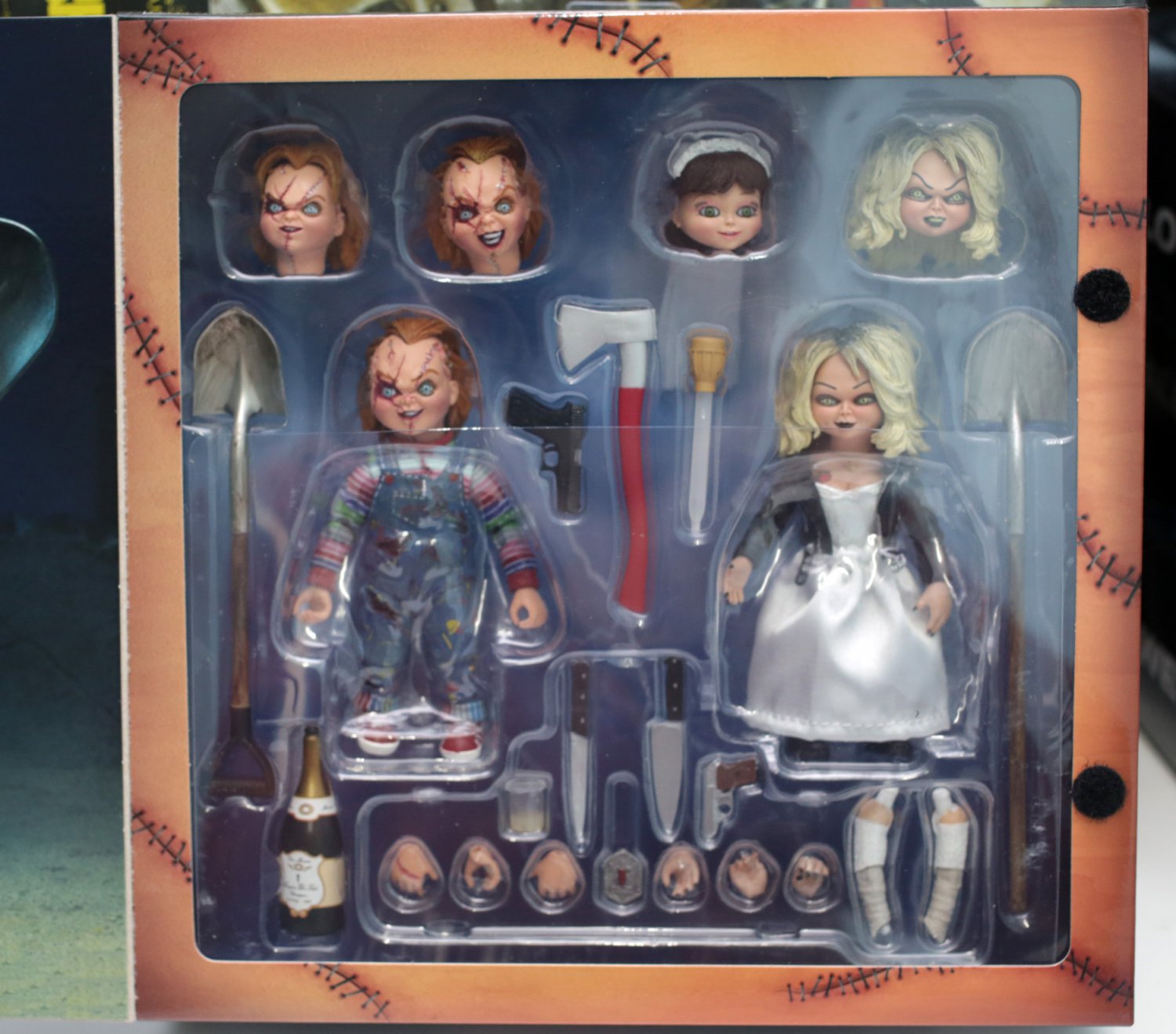 Ultimate Chucky & Tiffany Action Figure NECA (Free Shipping)