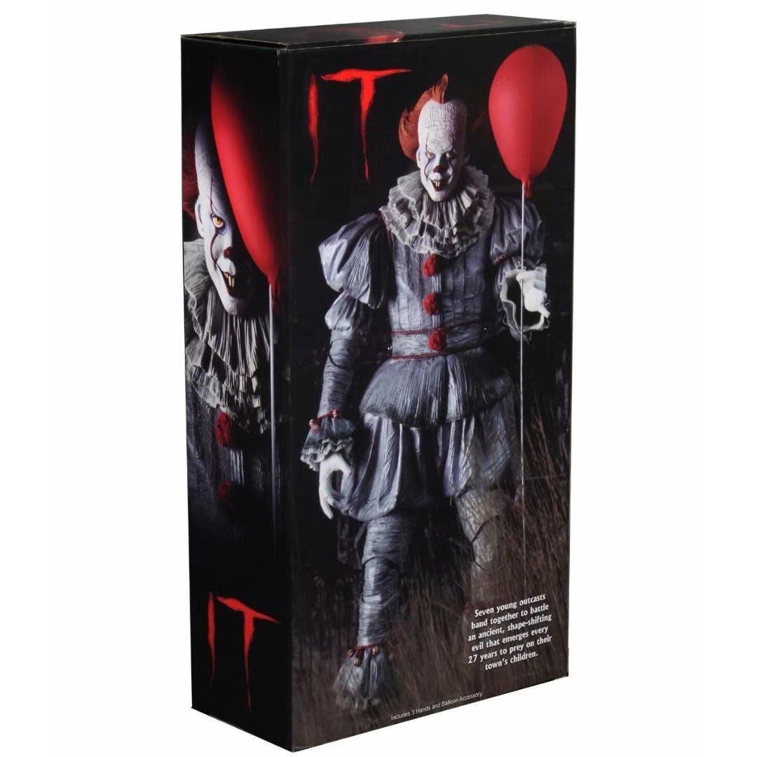 IT (2017) Pennywise Action 18 inch 1/4 Figure NECA (Free Shipping)