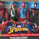 Marvel Spider-man Titan Hero Series Action 4 Figures Set Harbro (Free Shipping)