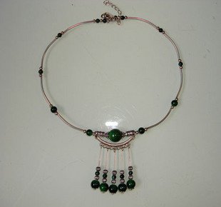 National Tibet color alloy Collar Necklace B-037 N013