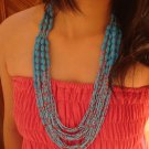National Tibet color beeswax Pendant Necklace F-65 N019