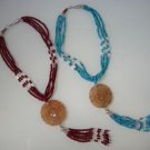 Red National characteristics of Tibet jade jade beads necklace B-039 N035
