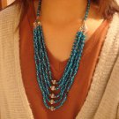 National characteristics of Tibet multiple beads alloy necklace F-175 N046