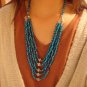 National characteristics of Tibet multiple beads alloy necklace F-175 N046