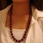 National characteristics of Tibet is a simple all-match Red Bead Necklace F-30 N047