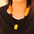 National characteristics of Tibet yellow stone D-039 bead multilayer black rice N051