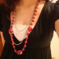 National characteristics of multilayer Tibet red beads necklace E-012 N053