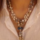 National characteristics of Tibet Pearl Shell Necklace F-203 N059