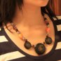 Tibet national retro color disc classic Necklace F-114 N062