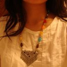 Tibet national retro classic personality beads necklace E-036 multi Elemental Totem bless N066