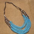 Tibet national retro beads Caizhu tassel personality elements Necklace D-087 N068