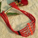 Tibet national multi-layer beads fashion personality elements Necklace C-020 N074