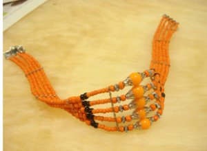 Tibet national multi-layer beads fashion personality elements Necklace C-020 N075